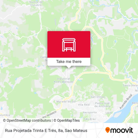 Rua Projetada Trinta E Três, 8a map
