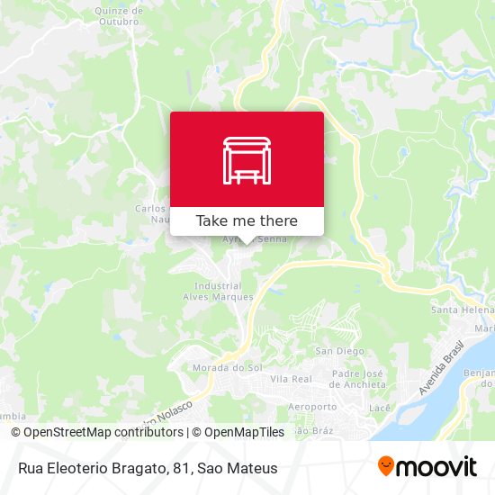 Rua Eleoterio Bragato, 81 map