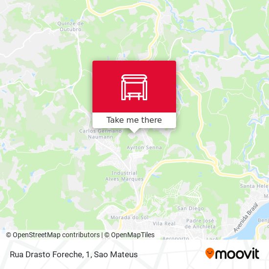 Rua Drasto Foreche, 1 map