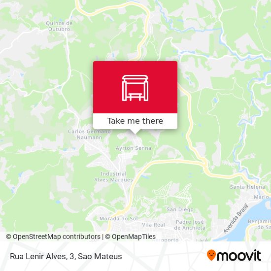 Rua Lenir Alves, 3 map