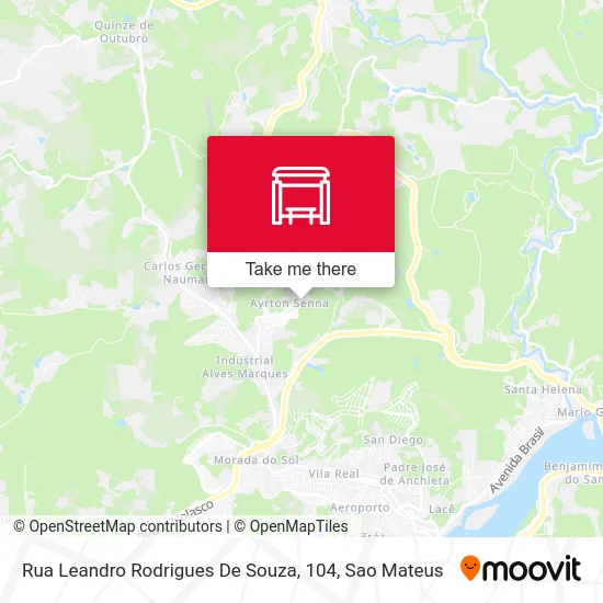 Rua Leandro Rodrigues De Souza, 104 map