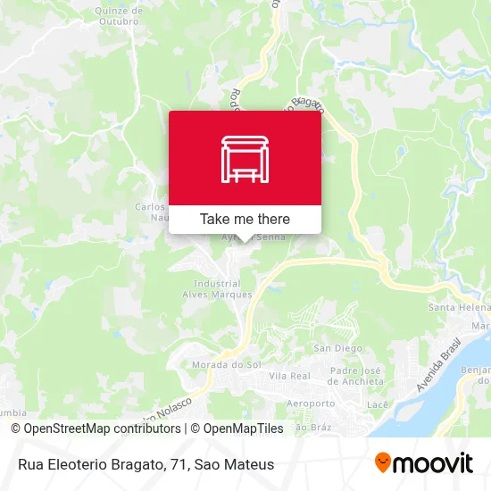 Rua Eleoterio Bragato, 71 map