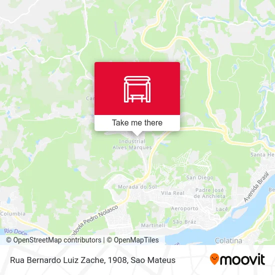 Rua Bernardo Luiz Zache, 1908 map