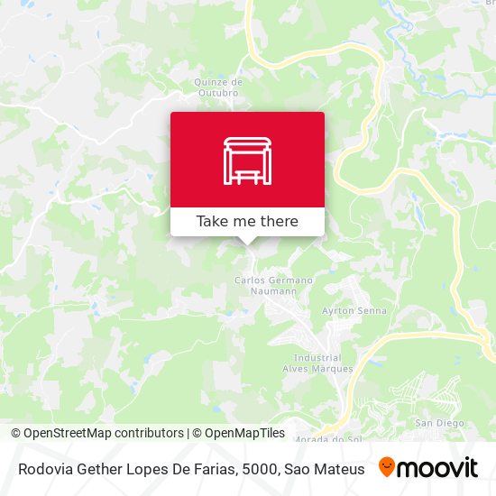 Rodovia Gether Lopes De Farias, 5000 map