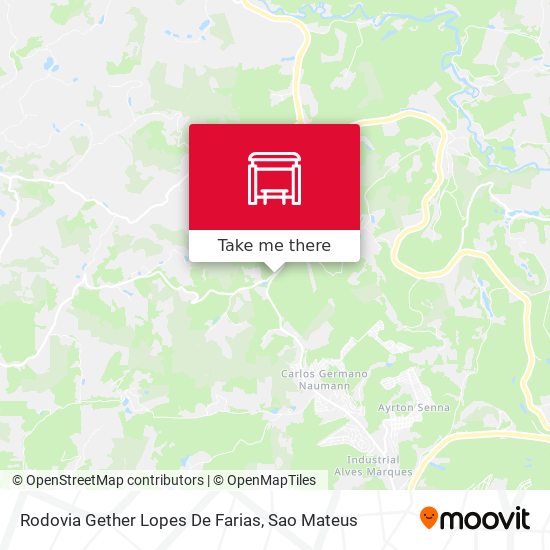 Rodovia Gether Lopes De Farias map