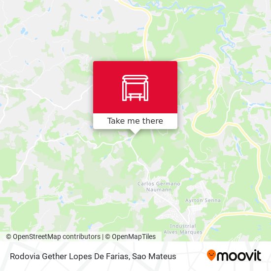 Rodovia Gether Lopes De Farias map