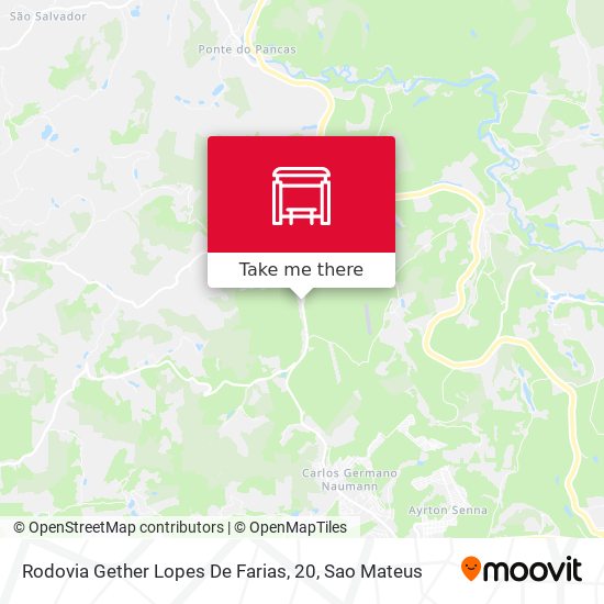 Rodovia Gether Lopes De Farias, 20 map