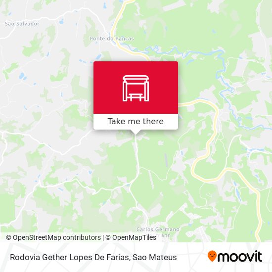 Rodovia Gether Lopes De Farias map