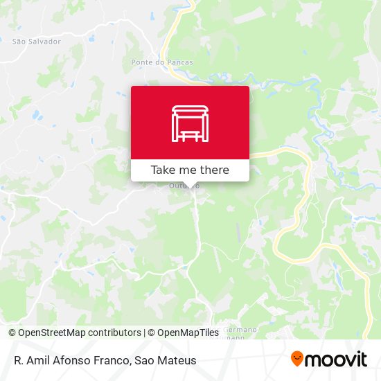 R. Amil Afonso Franco map