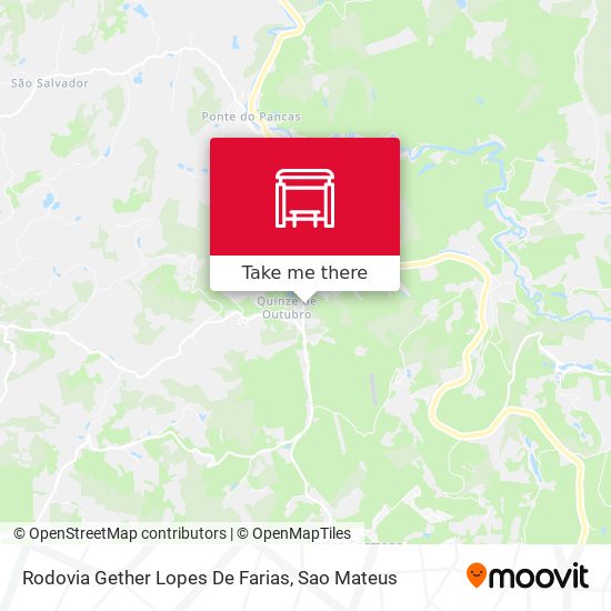 Rodovia Gether Lopes De Farias map