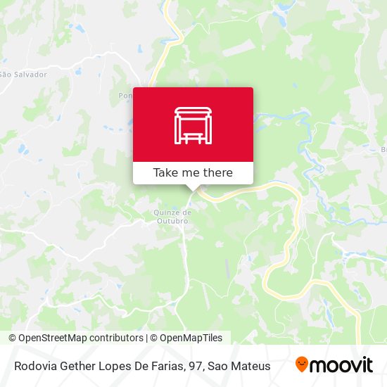 Rodovia Gether Lopes De Farias, 97 map