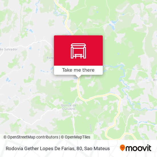 Rodovia Gether Lopes De Farias, 80 map