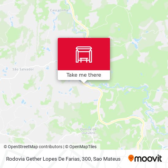 Rodovia Gether Lopes De Farias, 300 map