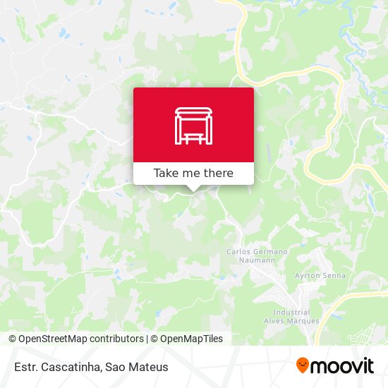 Estr. Cascatinha map