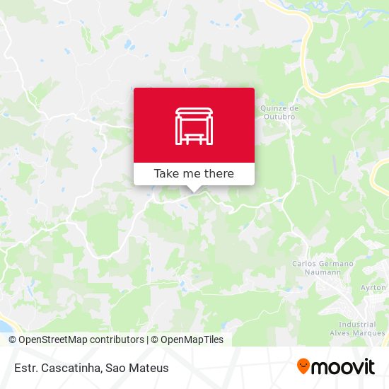 Estr. Cascatinha map