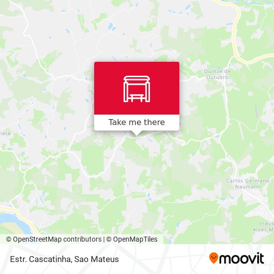 Estr. Cascatinha map