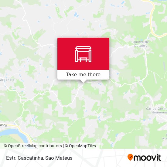 Estr. Cascatinha map