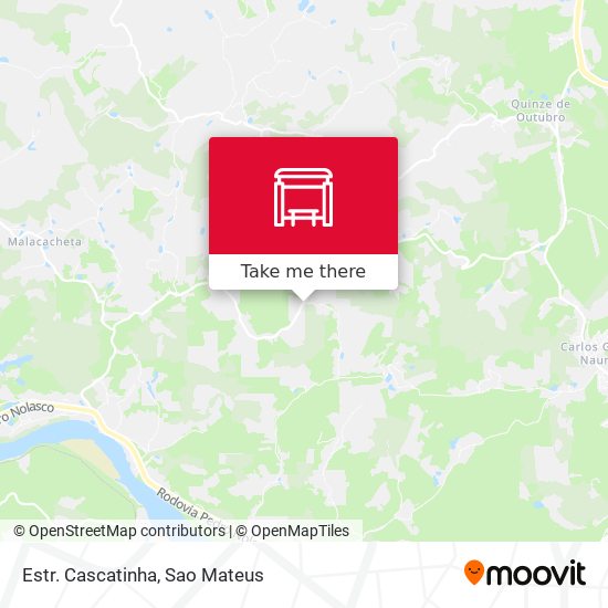 Estr. Cascatinha map