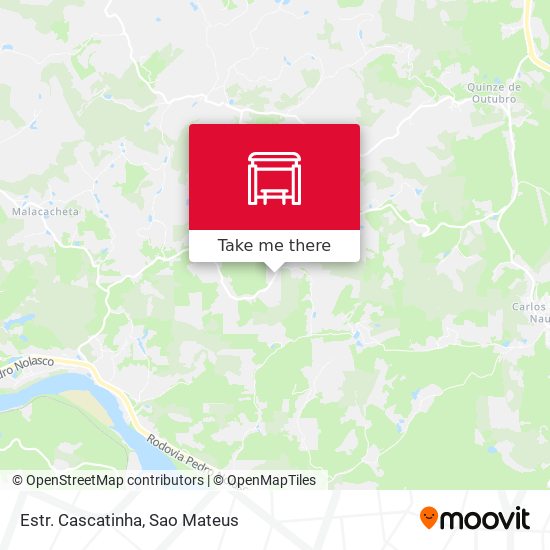 Estr. Cascatinha map