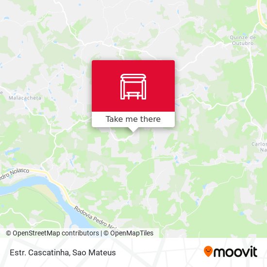 Estr. Cascatinha map