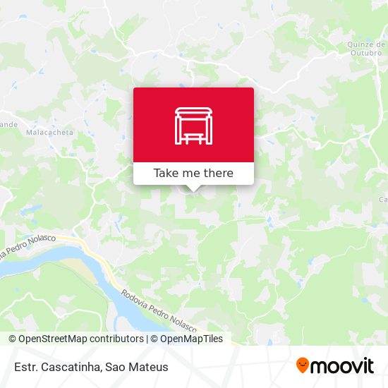 Estr. Cascatinha map