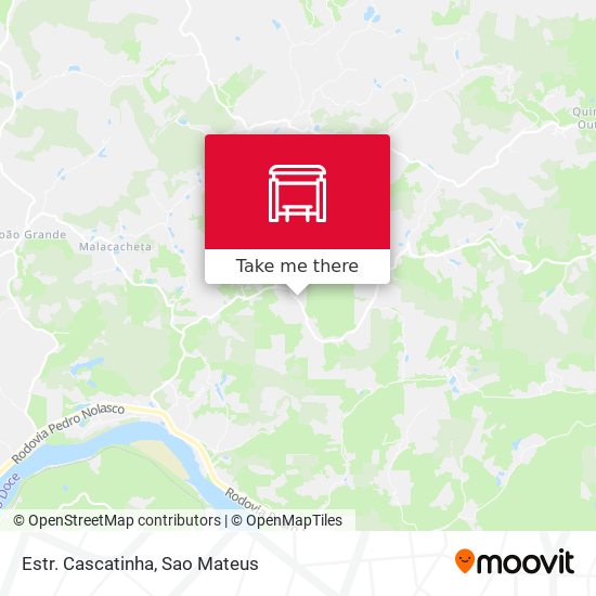 Estr. Cascatinha map