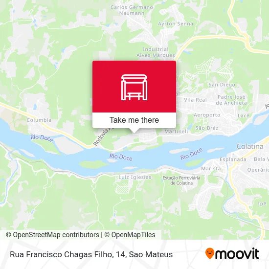 Rua Francisco Chagas Filho, 14 map