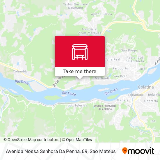 Avenida Nossa Senhora Da Penha, 69 map