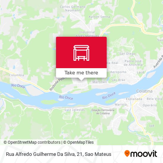 Rua Alfredo Guilherme Da Silva, 21 map