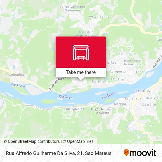 Rua Alfredo Guilherme Da Silva, 21 map