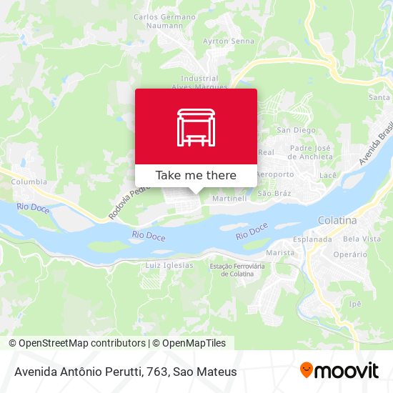 Avenida Antônio Perutti, 763 map
