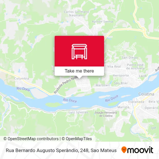 Rua Bernardo Augusto Sperândio, 248 map