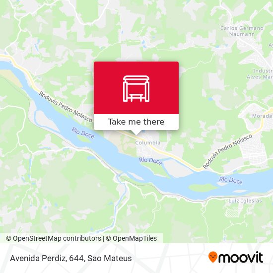 Avenida Perdiz, 644 map
