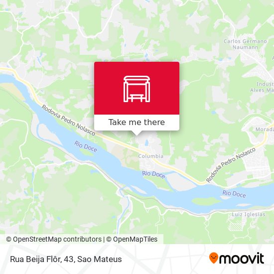 Rua Beija Flôr, 43 map