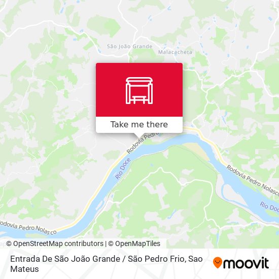 Entrada De São João Grande / São Pedro Frio map