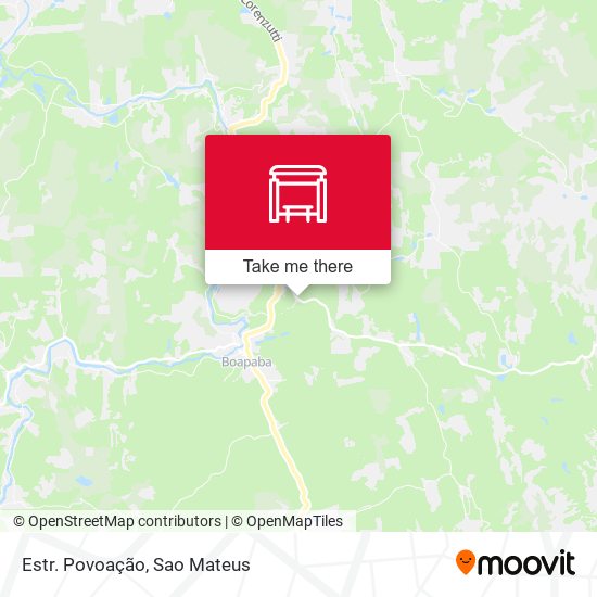 Estr. Povoação map