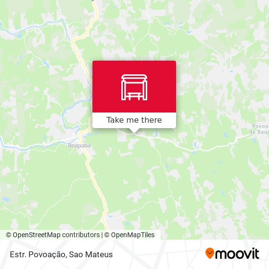 Estr. Povoação map