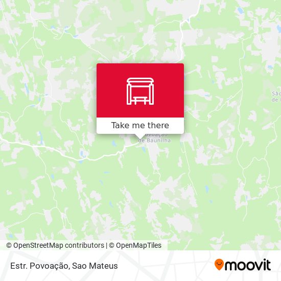 Estr. Povoação map