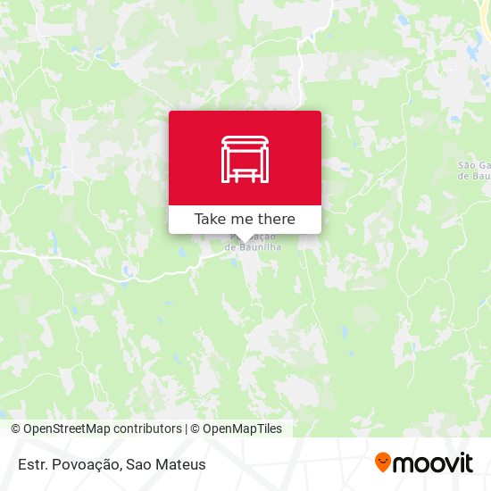 Estr. Povoação map