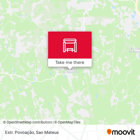 Estr. Povoação map
