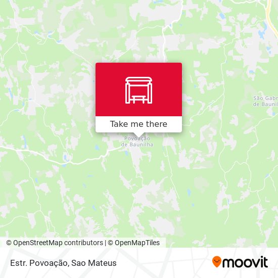 Estr. Povoação map