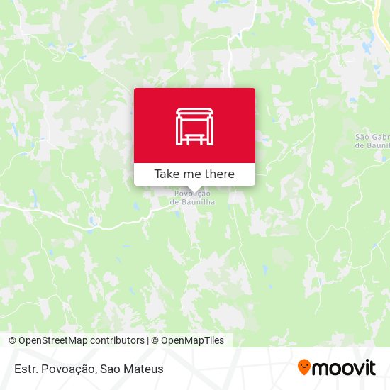 Estr. Povoação map
