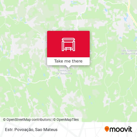 Estr. Povoação map