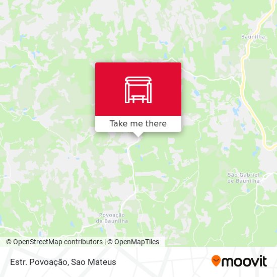 Estr. Povoação map