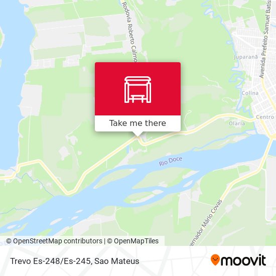 Trevo Es-248/Es-245 map