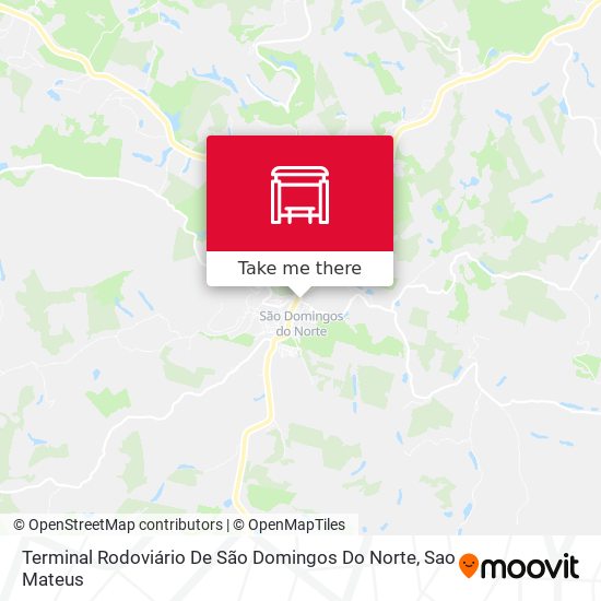 Terminal Rodoviário De São Domingos Do Norte map
