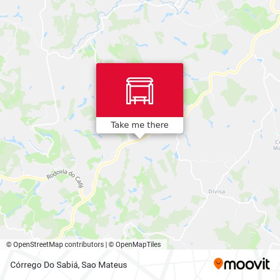 Córrego Do Sabiá map