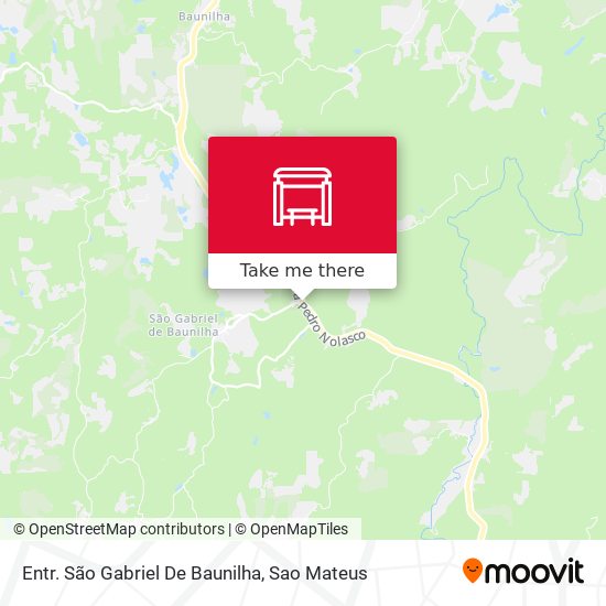 Entr. São Gabriel De Baunilha map