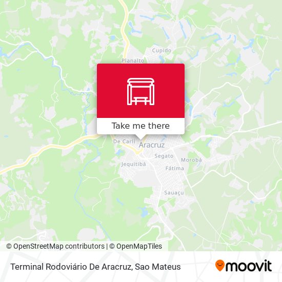 Terminal Rodoviário De Aracruz map