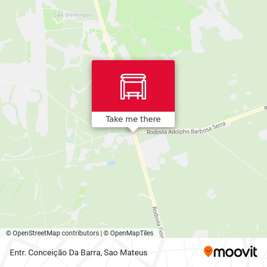 Entr. Conceição Da Barra map